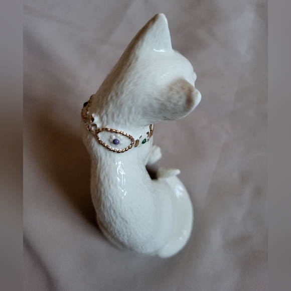 Lenox Cat Sculpture Figurine Fine Ivory China - "My Little Darling - Casper" - Picture 3 of 4